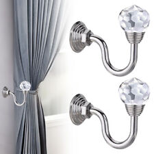 2X Crystal Curtain Holdback
