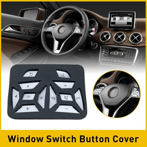 Steering wheel button silver - wheel,