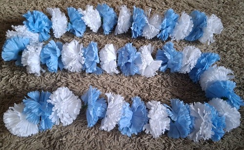 Mid blue white - mid,
