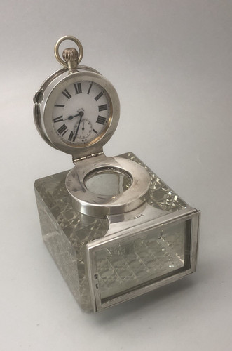 Antique silver pocket watch - antique,