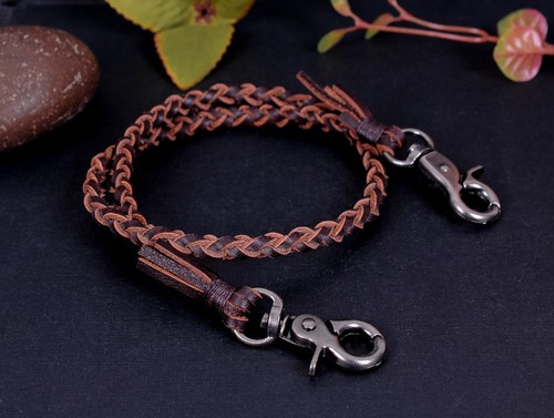 Genuine leather braided - genuine,