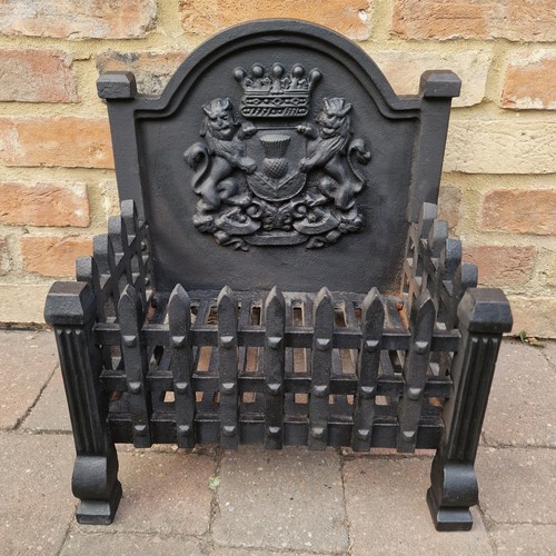 Cast iron fire basket - cast,