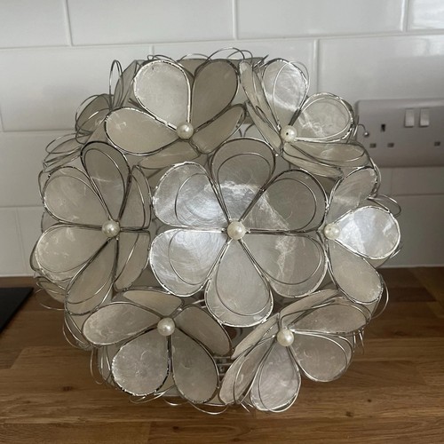 Capiz shell ceiling - ceiling, light