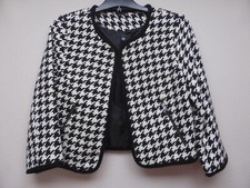H&M Boucle Jacket Sz 14 Black