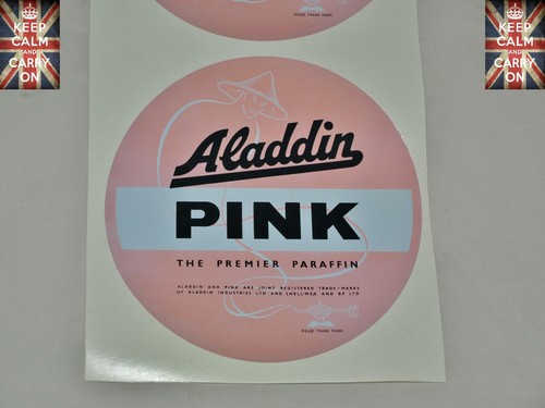 Aladdin paraffin decal - paraffin,