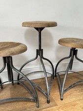 Industrial Style Twist Stool