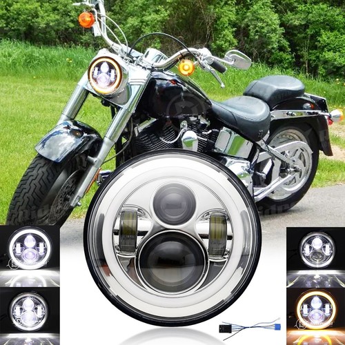 Chrome inch led - chrome, headlight