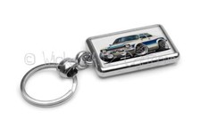 RetroArtz Cartoon Car Art Ford Escort Mk1 RS2000 in 7 Colours Metal Key Ring