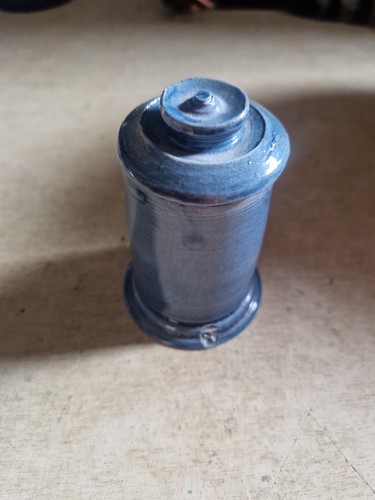 Blue glazed storage jar with - glazed,