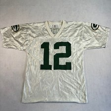 NFL Team Apparel Green Bay Packers Jersey Men's Medium Aaron Rodger #12 White