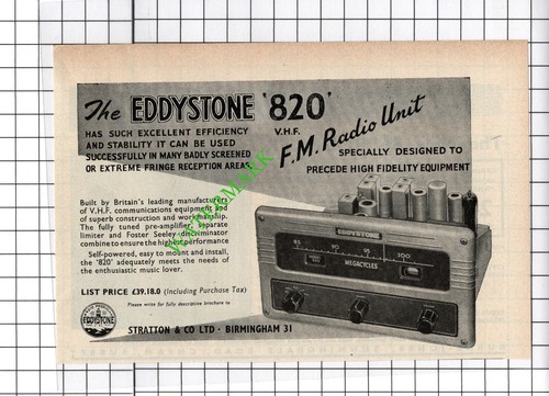 The eddystone 820 - eddystone, radio
