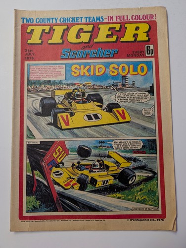 Tiger and scorcher comic - and,