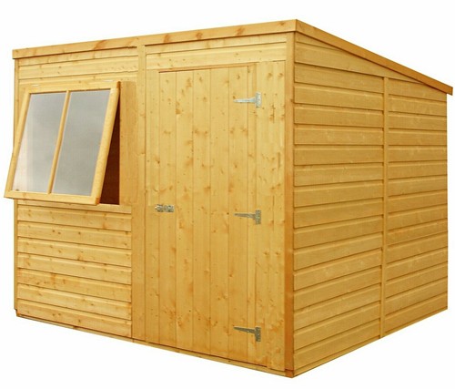 Wooden shiplap shed 8x6 - wooden,