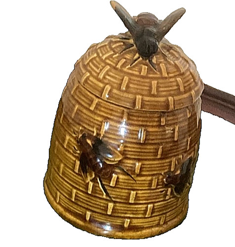 Vintage ceramic beehive - vintage,