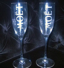 MOET CHANDON CHAMPAGNE FLUTES