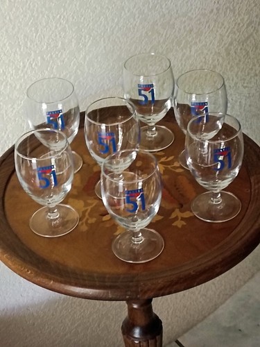 Pastis glasses antique - 51,