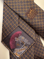 Hermes 7 H Cheval Punk Tie -