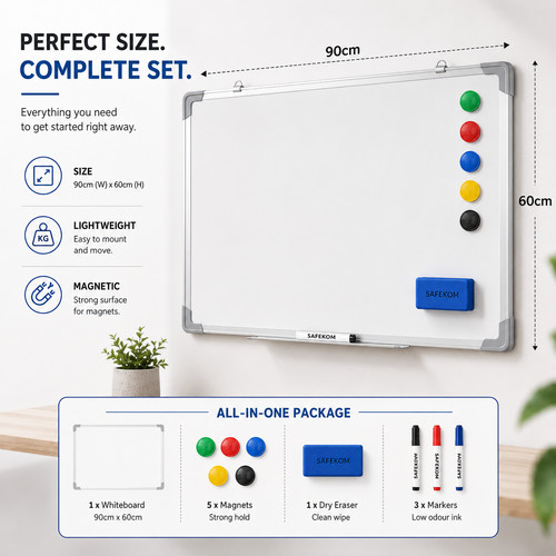 Magnetic whiteboard small - whiteboard,