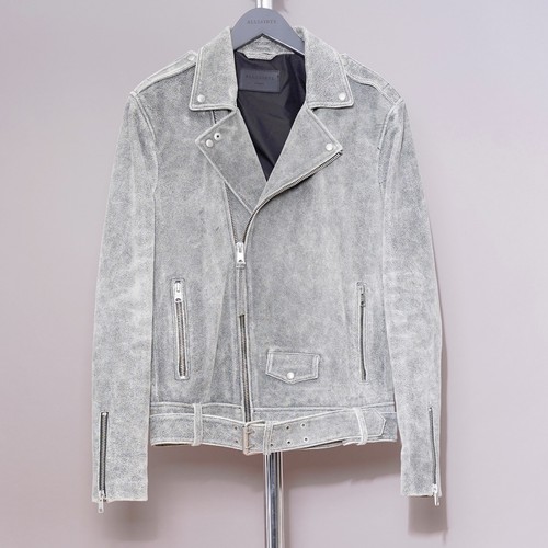 All saints leather - jacket, mens