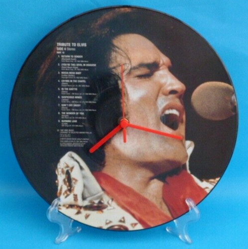Elvis presley clock vinyl - elvis,