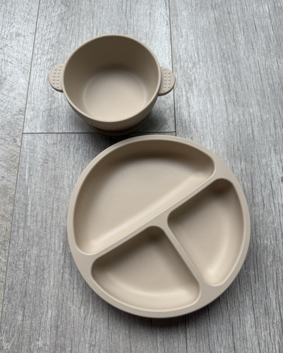 Pandaear beige silicone baby - beige,