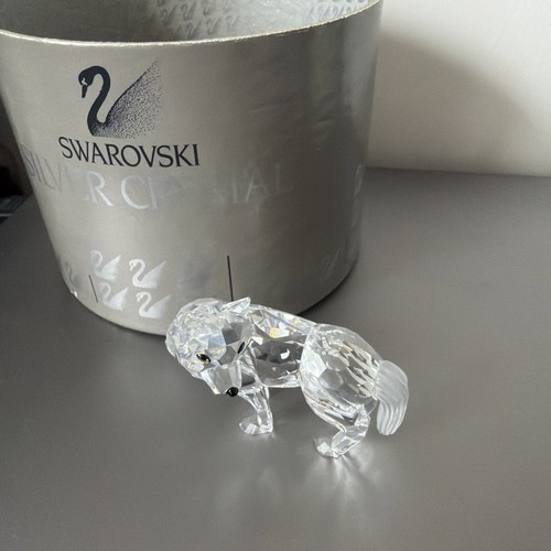 Swarovski crystal wolf - crystal,