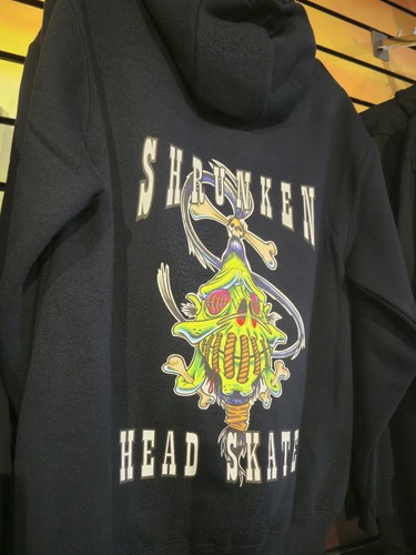 Shrunken head skates hoodies - head,