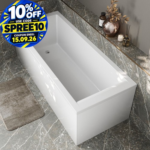 Modern bathroom single - single, ended