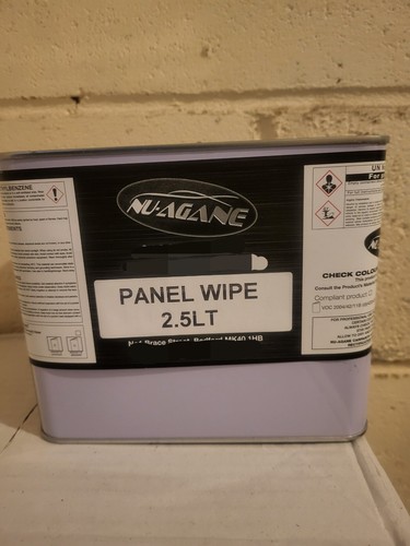 Panel wipe degreasing pre - wipe,