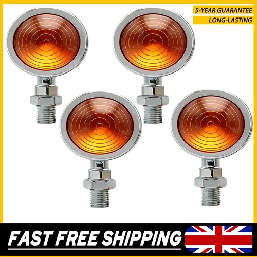 Chrome motorcycle turn signals - chrome,