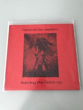 Fields of the Nephilim 1985 1st Press Burning Fields 12” EP Stickers Gothic Rock