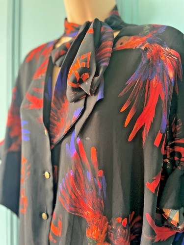 Vintage biba shirt dress with - shirt,