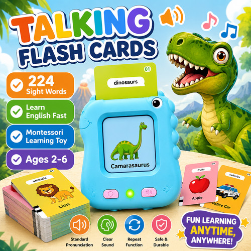 Talking flash cards - flash, for