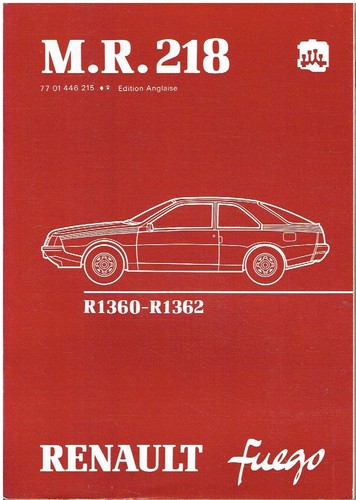 Renault fuego 6 coupe - renault, 1.4