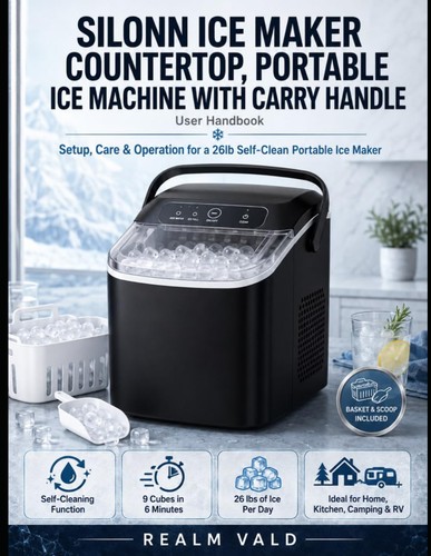 Silonn ice maker - ice,