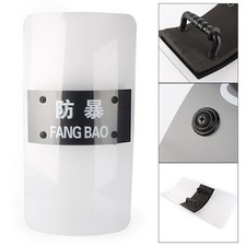 Anti-Riot Shield Polycarbonate Safety Device For Police Tactical 500x900x3mm