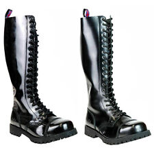 Alpha Rangers 20 Hole Boot Ranger Festival Army Gothic Leather Jump Boots NEW