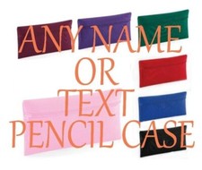 Pencil Case Personalised Boys Girls Kids Zipped Back to School  College Xmas 