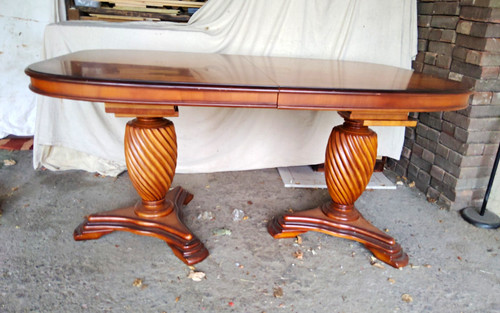 6pc solid oval wood dining - oval,
