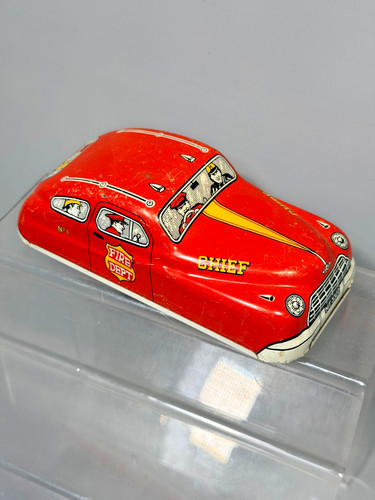 Mettoy fire chief tinplate - mettoy,