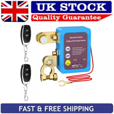 12V Car Battery Disconnect Isolator Relay Master Switch W/ 2pcs Wireless Remote