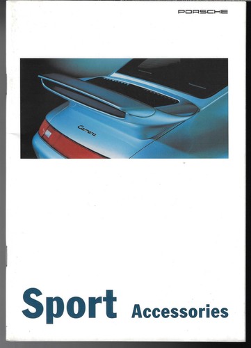 Porsche sport accessories - sport, 1996