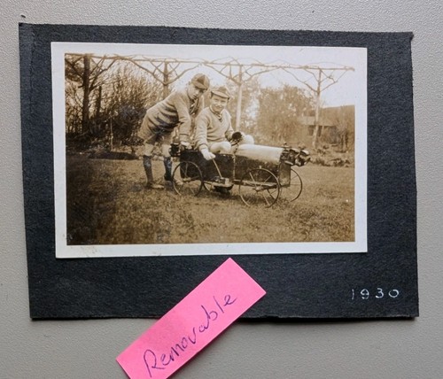 Small old photo - children, boy