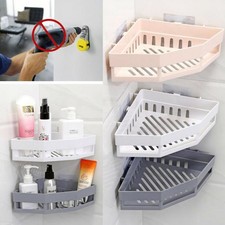 Triangular Shower Caddy Shelf Bathroom Corner Bath Rack Storage Holder Organize&
