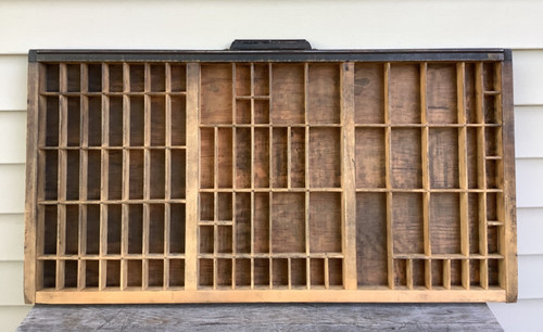 Antique wooden printers - antique, drawer