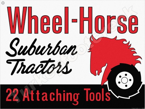 Wheel horse suburban tractors - horse,