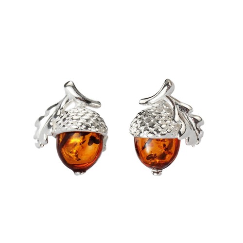 Honey baltic amber acorn - amber,