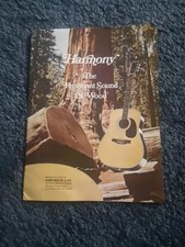 1960s  Harmony Electric Acoustic  Guitar Catalogue Brochure 22 Pages  original