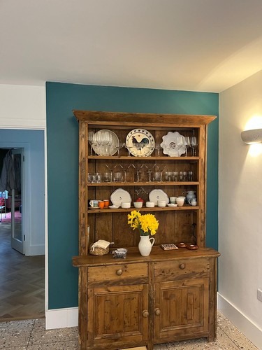 Antique wooden french dresser - wooden,