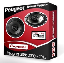 Peugeot 308 Front Door Speakers Pioneer car speakers 300W